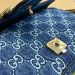 Gucci GG Marmont Small Shoulder Bag 443497 Blue